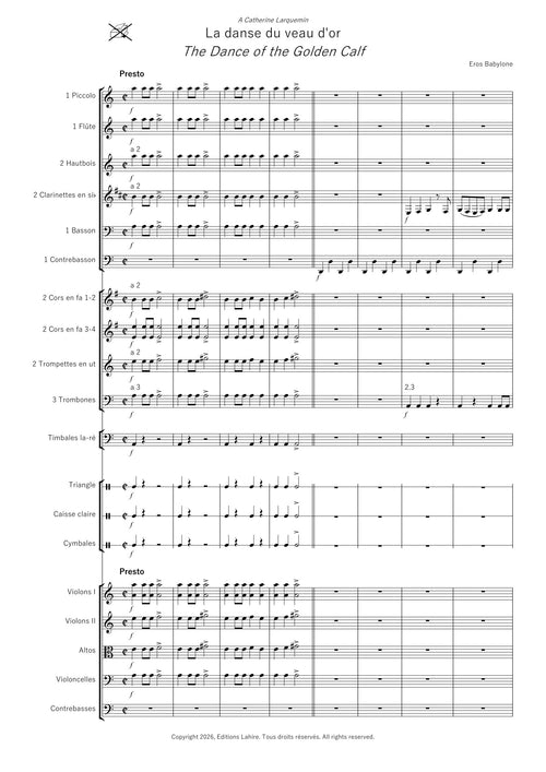 BABEL FANTAISIE - 2. La danse du veau d’or, 16 pages (IV+12) (v.o)