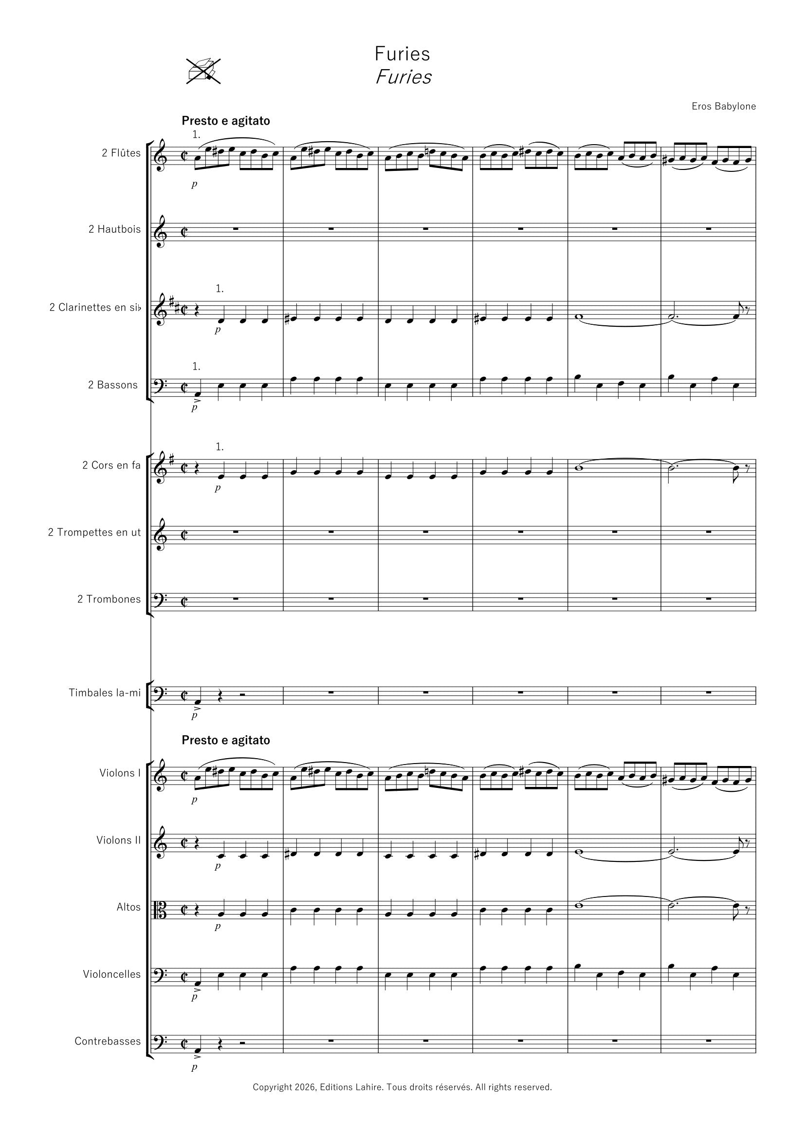 BABEL FANTAISIE - 5. Furies, 22 pages (IV+18) (v.o)