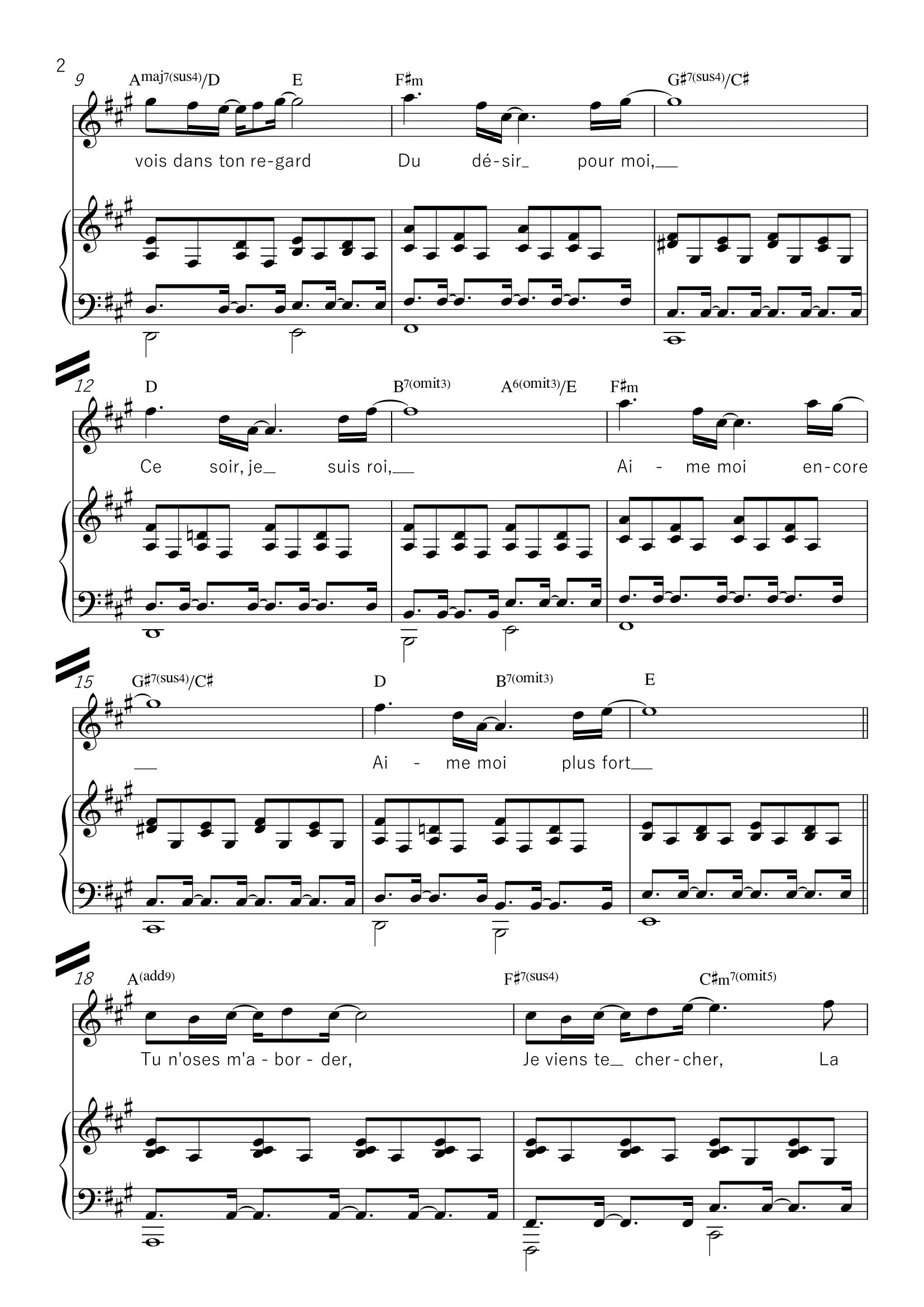 FEMMES EN EMOI  - Pour voix et piano, 9 pages (IV+5)