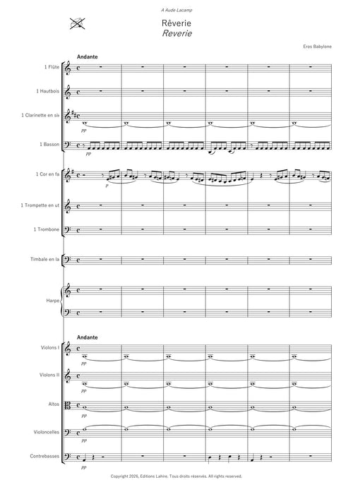 BABEL FANTAISIE - 4.	Rêverie, 14 pages (IV+10) (v.oc)