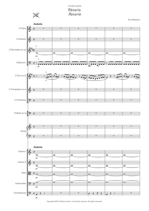 BABEL FANTAISIE - 4.	Rêverie, 14 pages (IV+10) (v.o)