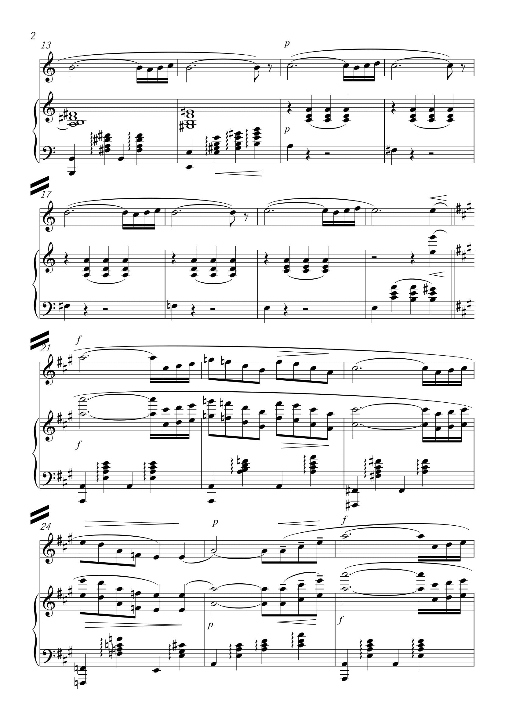 VOCALISE - Pour voix aiguë et piano, 6 pages (II+4)