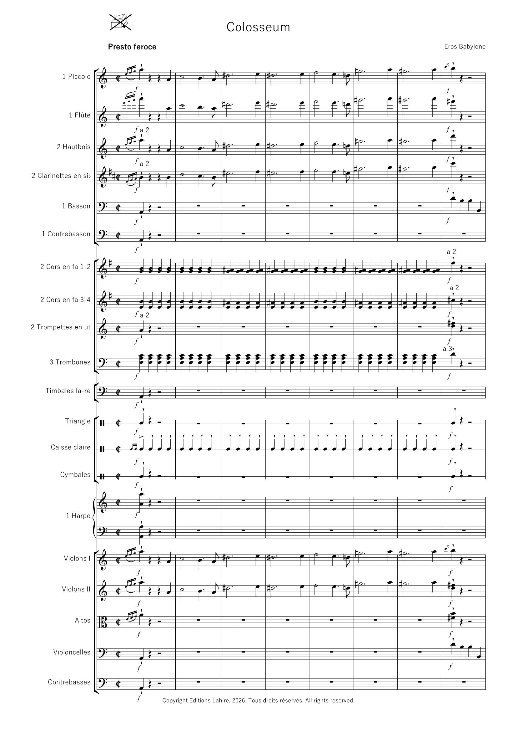 PEPLUM - 5. Colosseum, 32 pages, (IV+28)